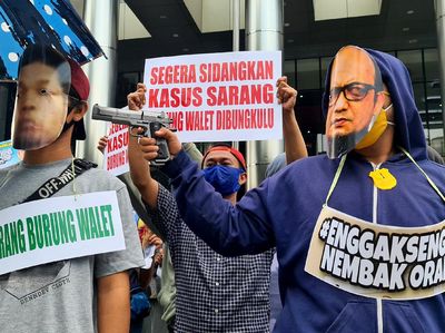 Sidang Kasus Novel Kembali Diwarnai Aksi