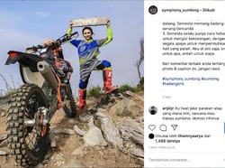 Doni Tata dan Crosser Cantik Disentil Gegara Trabas Gunung Sumbing