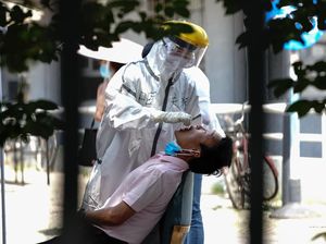 Beijing Bangun Tempat Pengambilan Sampel Corona dalam Waktu 70 Jam Beijing Bangun Tempat Pengambilan Sampel Corona dalam Waktu 70 Jam