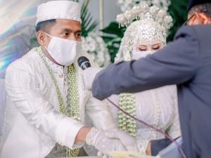 Ini 5 Potret Pernikahan Andik Vermansah dan Silvia Anggun