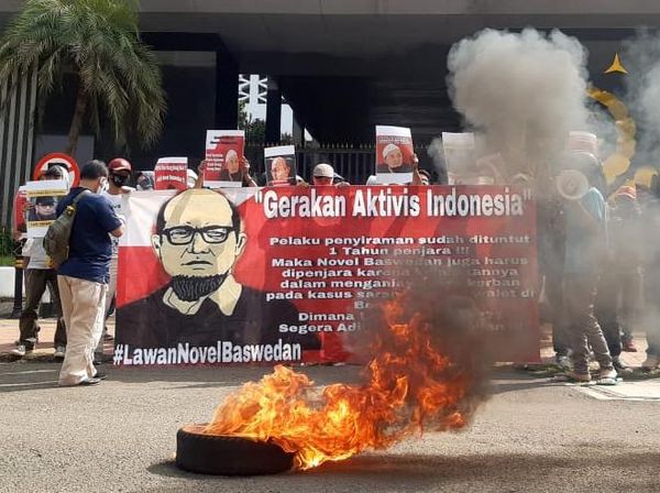 Kejagung Kembali di Demo Kasus Novel Baswedan