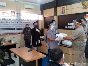 Verfak Calon Perseorangan, KPU Pangandaran Terapkan Protokol Kesehatan