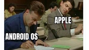 Meme Pengguna Android Tertawakan iOS 14