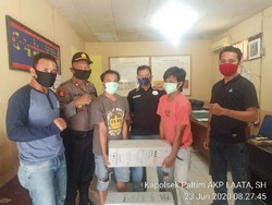 Polisi Tangkap Kawanan Pencuri Baterai Menara BTS di Palu Sulteng