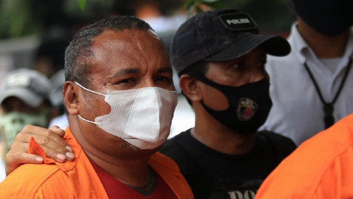 Polisi merilis penangkapan John Kei dkk
