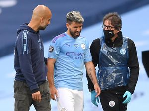 Cedera Lutut, Aguero Berharap Tak Lewatkan Sisa Musim Ini