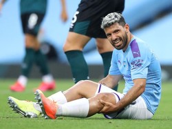 Kabar Buruk buat City, Aguero Mungkin Baru Bisa Main 2 Bulan Lagi