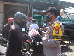 Pengendara di Sidoarjo yang Tak Bermasker Akan Didenda Rp 150 Ribu