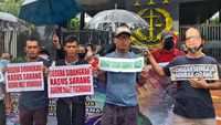 4 Korban Sarang Burung Walet Demo di Kejagung