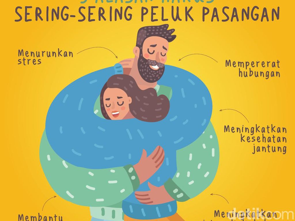 5 Manfaat Sehat yang Didapat Saat Memeluk Pasangan 5 Manfaat Sehat yang Didapat Saat Memeluk Pasangan