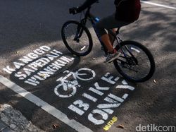 Begini Lho Jalur Sepeda di Pusat Kota Bandung Begini Lho Jalur Sepeda di Pusat Kota Bandung