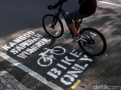 Begini Lho Jalur Sepeda di Pusat Kota Bandung