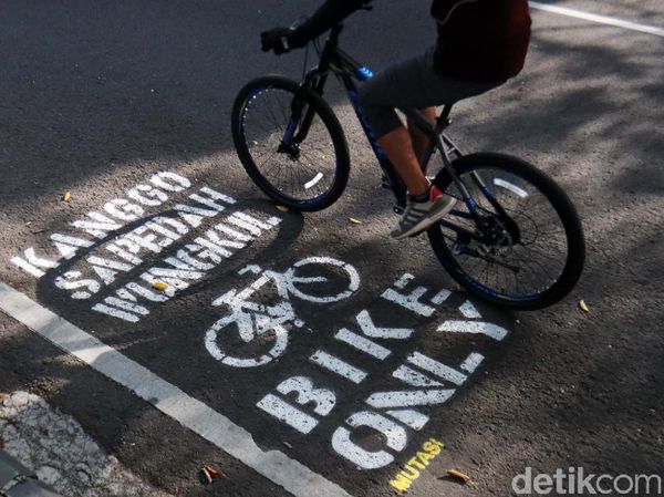 Begini Lho Jalur Sepeda di Pusat Kota Bandung