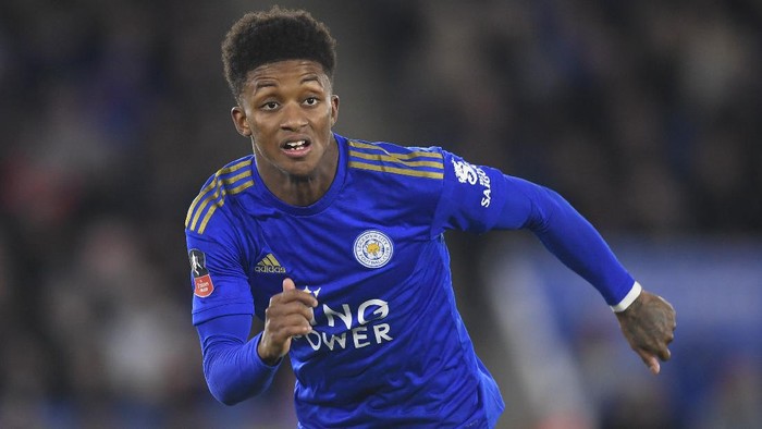 LEICESTER, ENGLAND - JANUARY 04: Demarai Gray of Leicester in action during the FA Cup Third Round match between Leicester City and Wigan Athletic at The King Power Stadium on January 04, 2020 in Leicester, England. (Photo by Michael Regan/Getty Images)