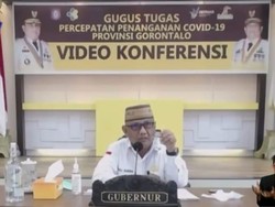 Gubernur Gorontalo Pamer Sofi, Hand Sanitizer dari Miras Cap Tikus Sitaan