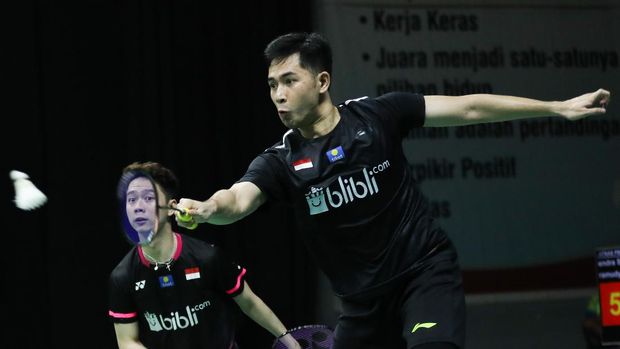 Hari pertama sesi pagi pelaksanaan PBSI Home Tournament (dok.PBSI)