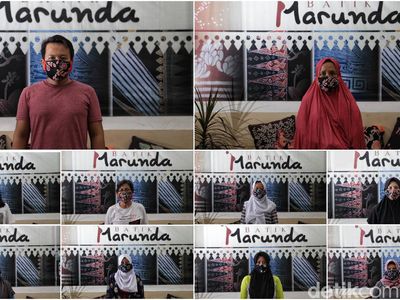 Meraup Cuan dari Masker Batik Marunda yang Mempesona