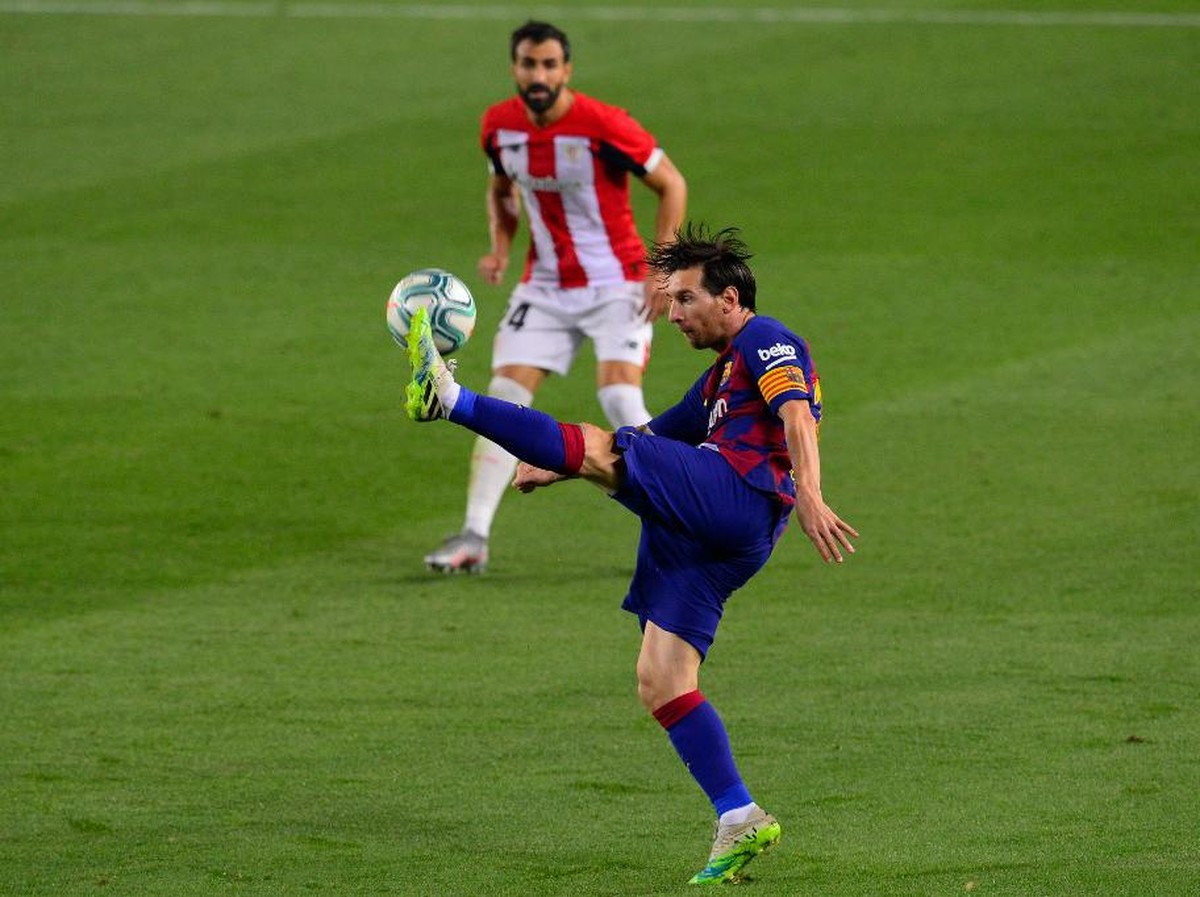 Lionel Messi sudah mencapai 250 assist untuk Barcelona di seluruh kompetisi. (Foto: AFP/PAU BARRENA)