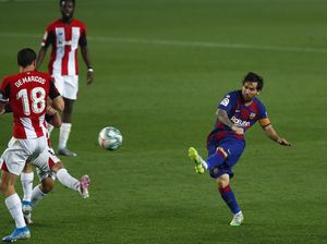 Barcelona Vs Bilbao: Messi Injak Pemain Lawan Barcelona Vs Bilbao: Messi Injak Pemain Lawan