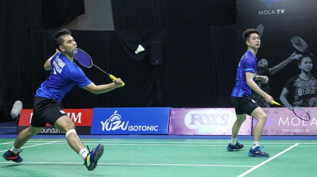 Kevin Sanjaya Sukamuljo, Reza Pahlevi di PBSI Home Tournament