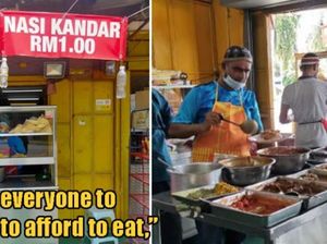 5 Penjual Makanan Ini Tawarkan Harga Seribuan Demi Bantu Orang Susah