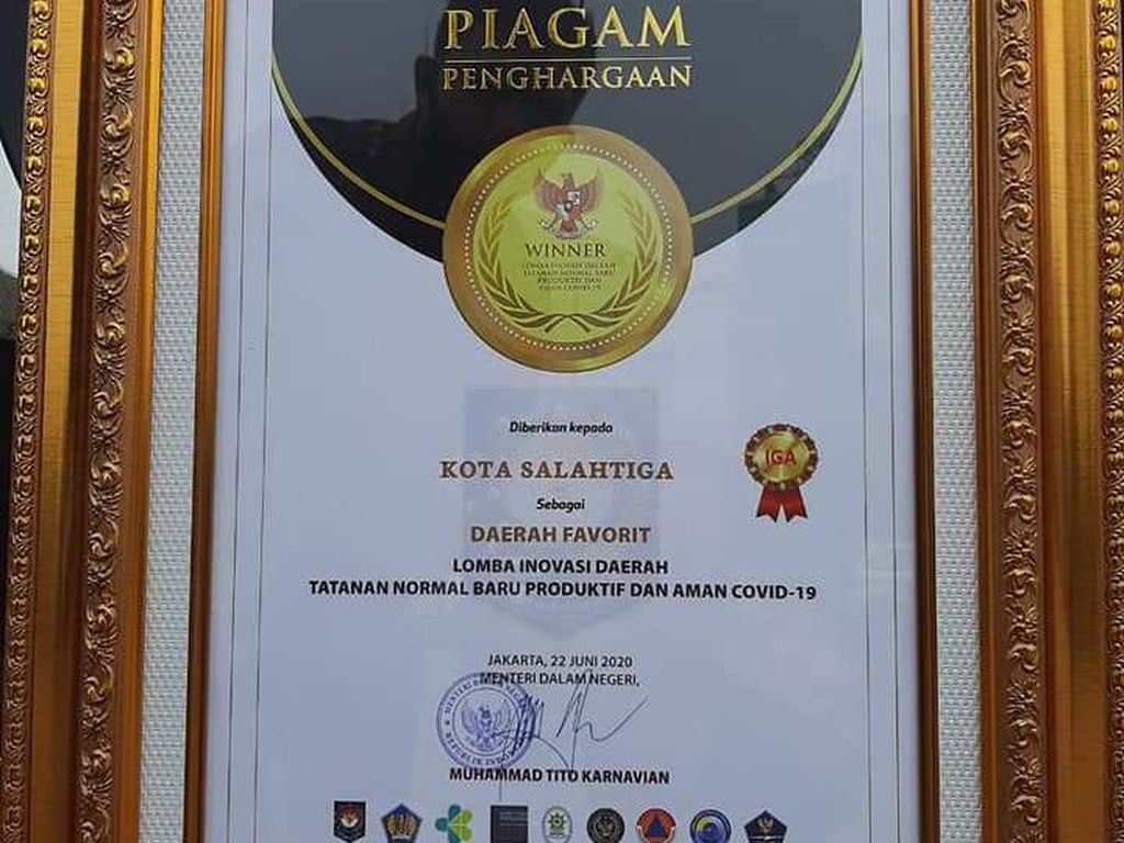 Piagam Mendagri untuk Kota Salatiga Ternyata Sempat Typo Salahtiga Piagam Mendagri untuk Kota Salatiga Ternyata Sempat Typo Salahtiga