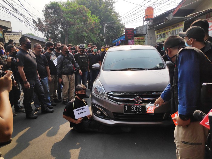 Rekonstruksi penyerangan anak buah John Kei di Duri Kosambi, Jakbar