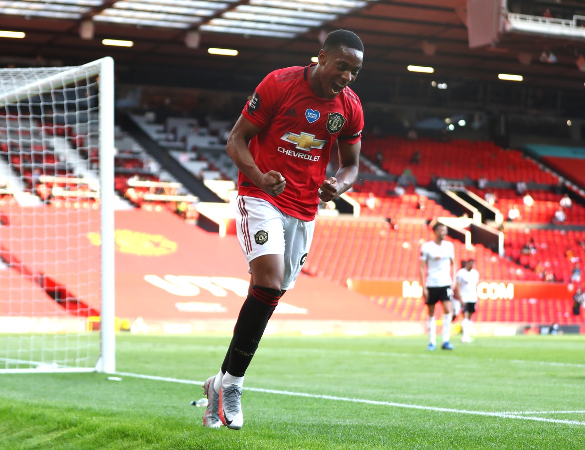 Anthony Martial, Pemain Manchester United yang Bisa Hat-trick Lagi (Getty Images/Michael Steele)