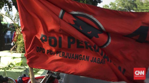 Bendera PDI Perjuangan.