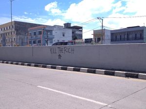 Muncul Vandalisme Kill The Rich di Medan, Pemko Turun Tangan Muncul Vandalisme Kill The Rich di Medan, Pemko Turun Tangan