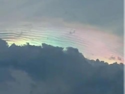 Heboh Warna-warni di Langit Medan Sebelum Hujan, Ini Penjelasan BMKG