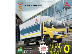 Cicilan Bunga 0% Setahun, Mitsubishi Colt Diesel Cocok buat Pebisnis