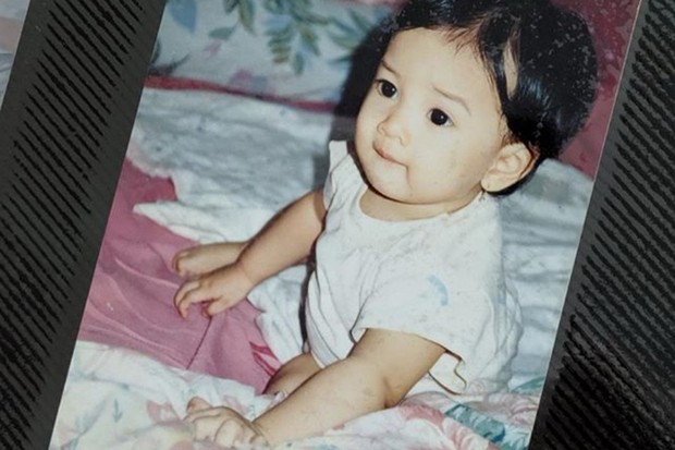 Artis Indonesia Anya Geraldine saat umur delapan bulan