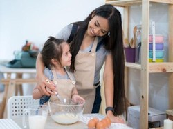 Kreasi Bolu Keju Magic Bersama Si Kecil Selama di Rumah Aja