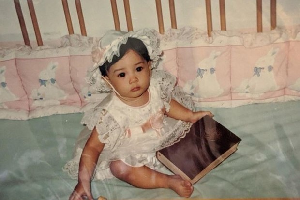 Artis Indonesia Anya Geraldine saat umur delapan setengah bulan