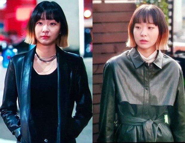 Fashion Kim Da Mi di Itaewon Class menggambarkan karakter yang kuat.