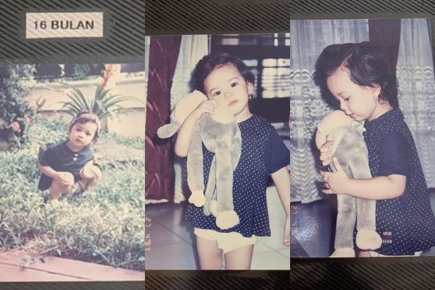 Artis Indonesia Anya Geraldine saat umur enam belas bulan