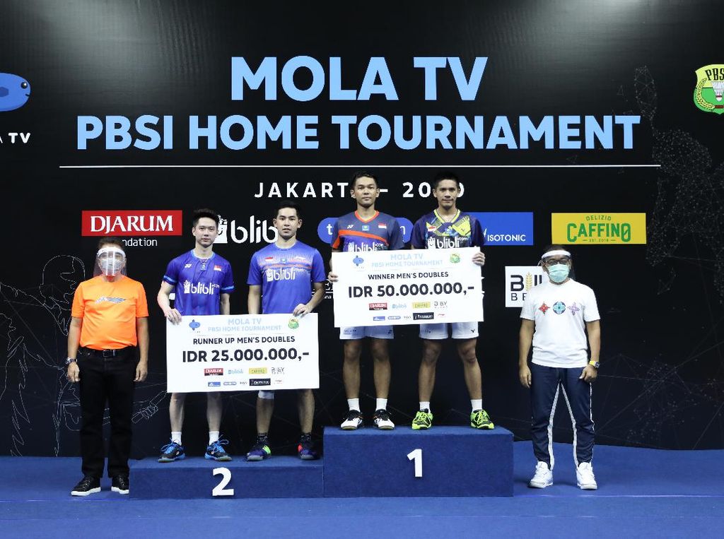 PBSI Home Tournament: Fajar/Yeremia Juara Ganda Putra PBSI Home Tournament: Fajar/Yeremia Juara Ganda Putra