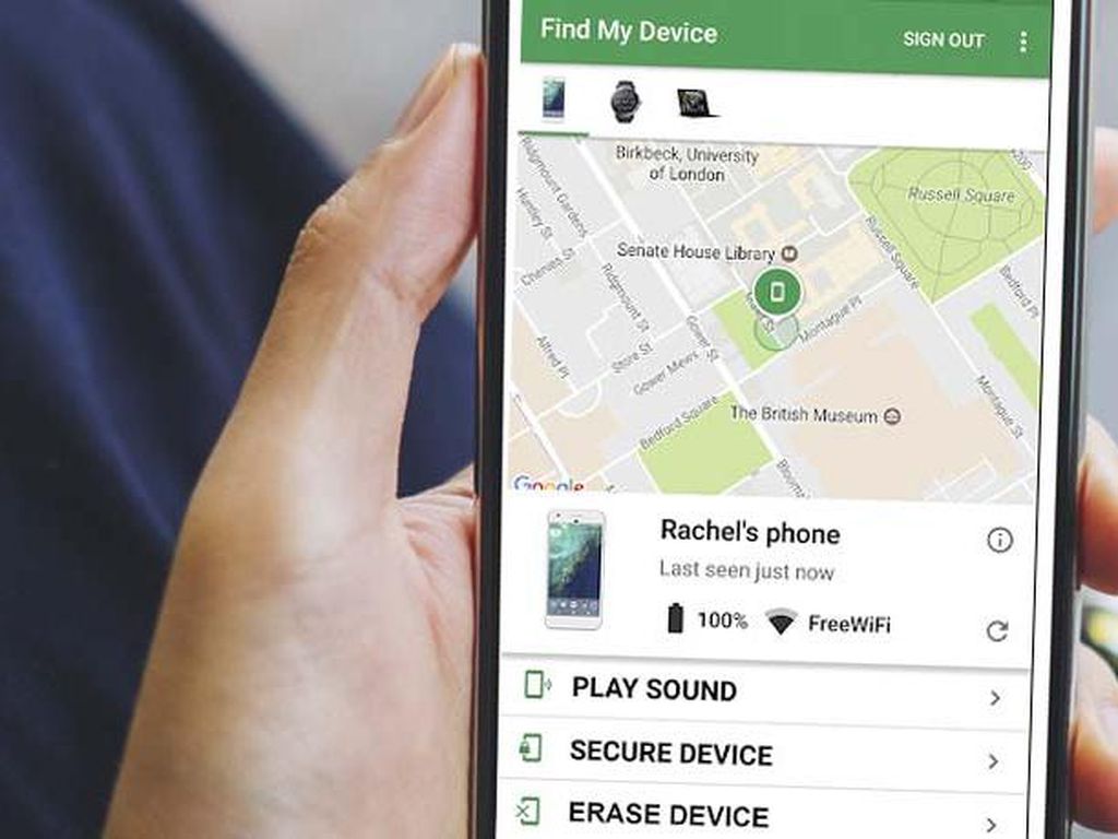 Begini Cara Menggunakan Find My Device untuk Cari HP Begini Cara Menggunakan Find My Device untuk Cari HP