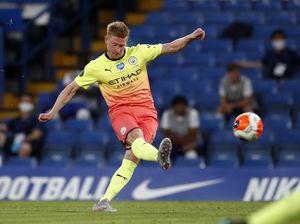 Tendangan Bebas Indah Kevin De Bruyne yang Tak Berarti Apa-apa