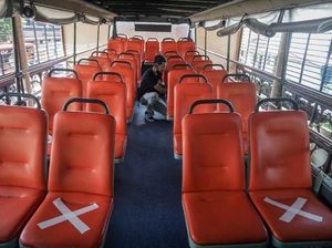 Persiapan New Normal di Bus Tingkat Wisata