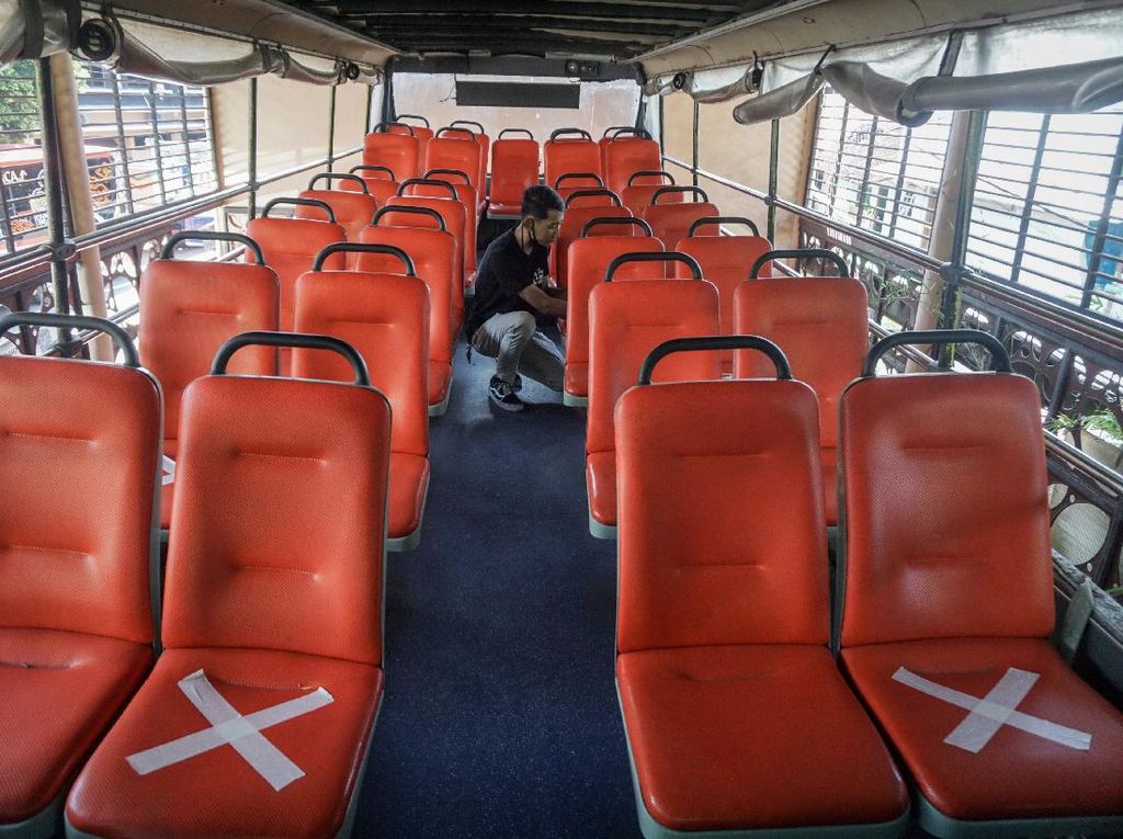 Persiapan New Normal di Bus Tingkat Wisata Persiapan New Normal di Bus Tingkat Wisata
