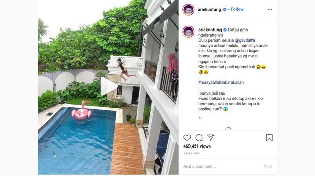 Unggahan Arie Untung