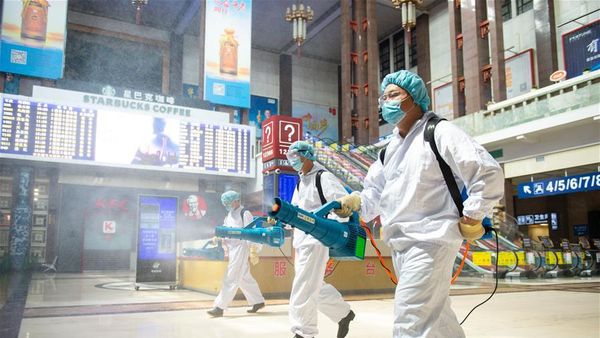 Kondisi Stasiun di Beijing Saat Serangan Baru Corona
