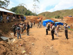 Polisi Gerebek Tambang Emas Ilegal di Jayapura, 17 Orang Diamankan