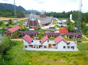 Proyek Sarana Pos Lintas Batas Skouw Papua Dikebut