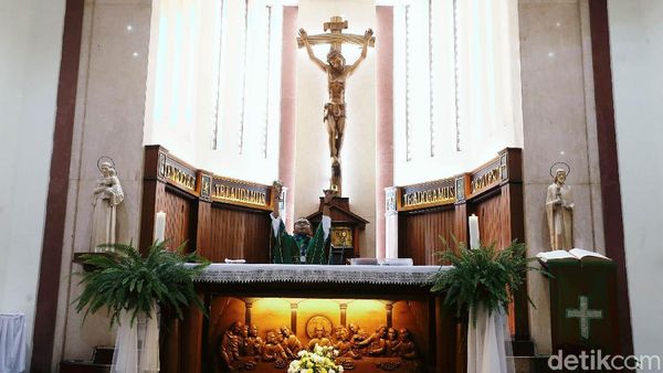 Masa Pandemi, Gereja St Yoseph Belum Dibuka untuk Ibadah Misa