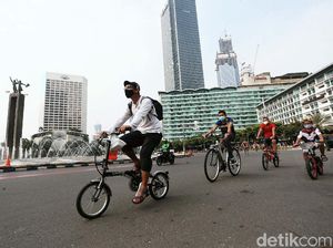 Jalur Sepeda Dibuka Meski CFD di Sudirman-Thamrin Ditiadakan