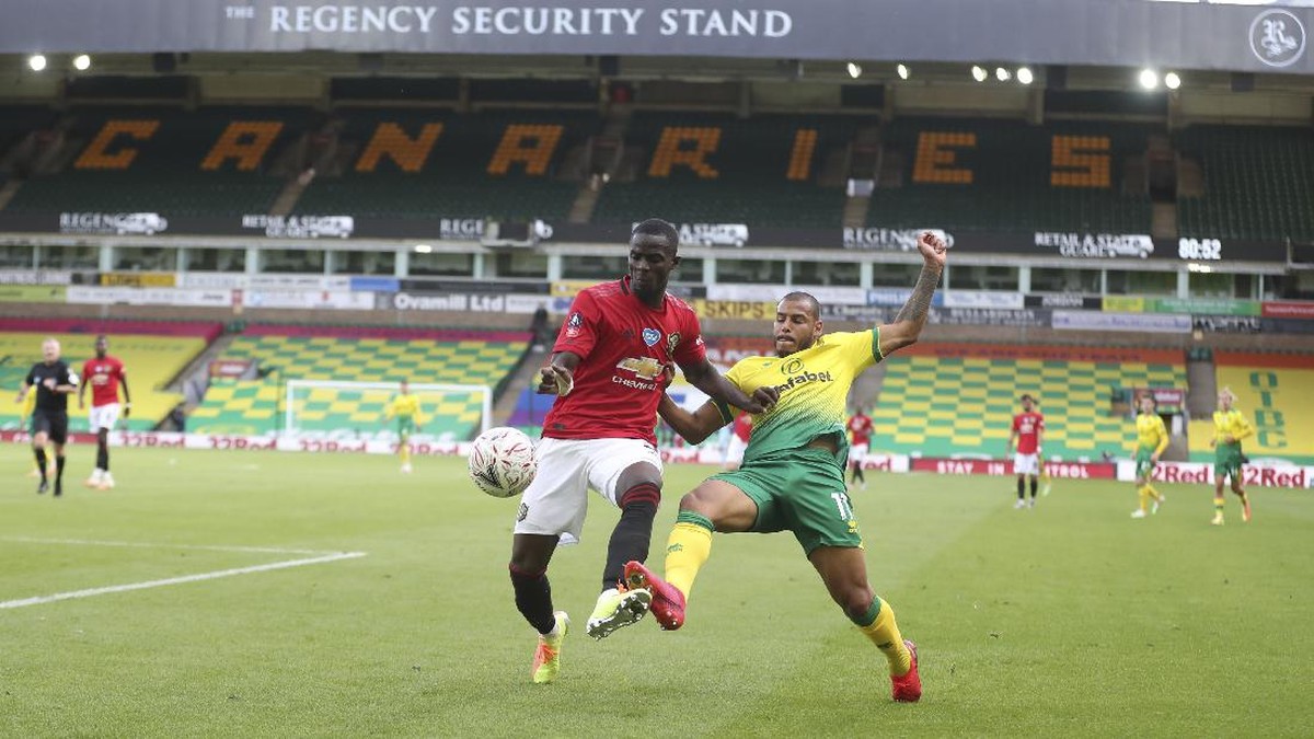 Bek Manchester United, Eric Bailly. (Foto: Catherine Ivill/Pool via AP)