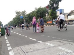 Masih Ada Anak Kecil di CFD Jalan Pemuda, Dishub: Sudah Kami Imbau untuk Pulang